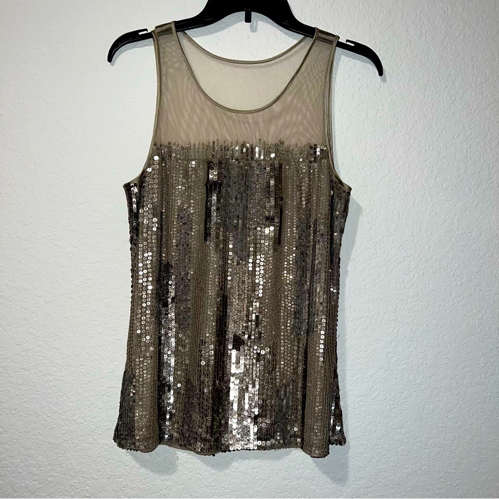 Parker Sheer Tee (shimmer black)